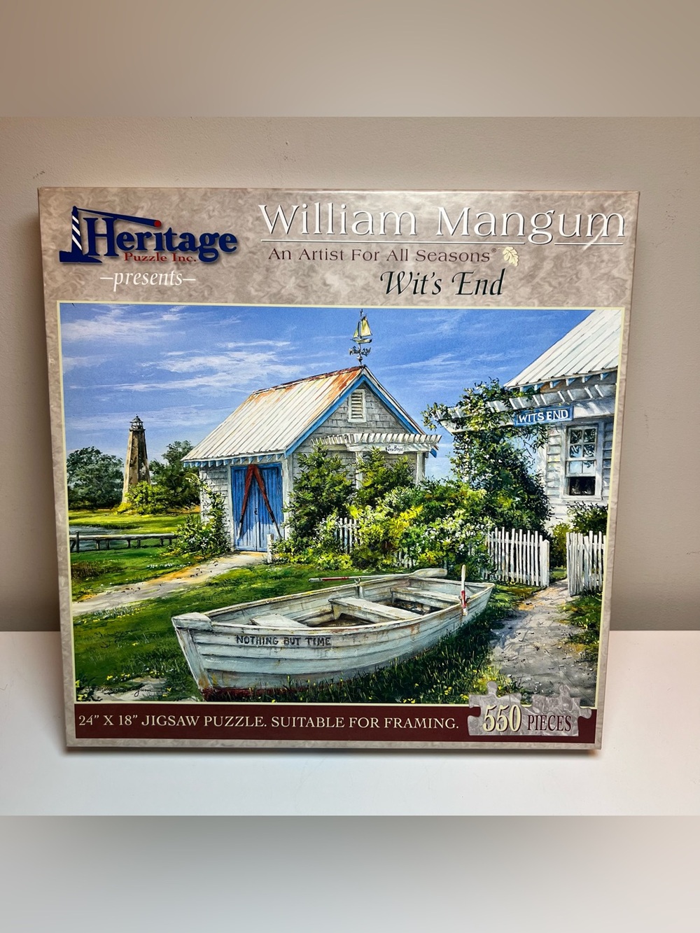 Heritage William M. 'Wit's End' 550-Piece Jigsaw Puzzle - Coastal Scene